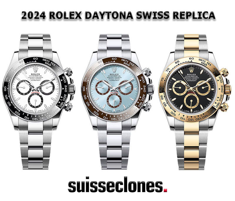 2023 Rolex's Grand Release: The Suisseclones.dj 2024 Daytona Swiss Replica Superclone Collection With 4131 And 4132 Swiss Cloned Movements