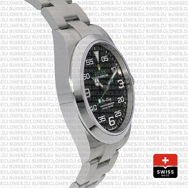 Rolex Air-king 40mm Ref: 126900 Black Dial 904l Steel Swiss Replica Superclone Watch