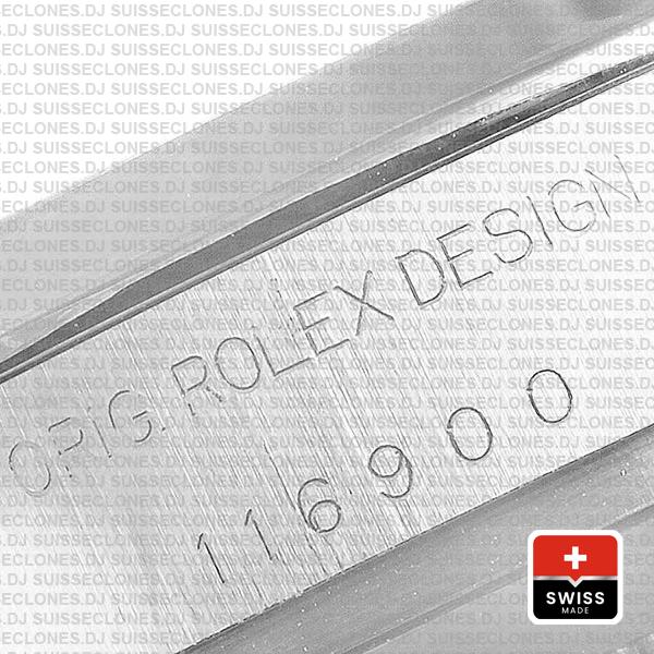Rolex Air-king 40mm Ref: 116900 Black Dial 904l Steel Swiss Replica Superclone Watch