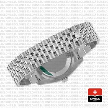 Rolex Datejust 36, 18k White Gold Blue Dial with 904L Steel Fluted Bezel & Jubilee Bracelet