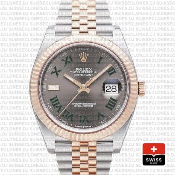 Rolex Datejust 41mm Slate Grey Dial Jubilee Two-Tone Replica