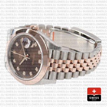 Rolex Datejust 41 Jubilee Bracelet Two-Tone 18k Rose Gold 904L Steel