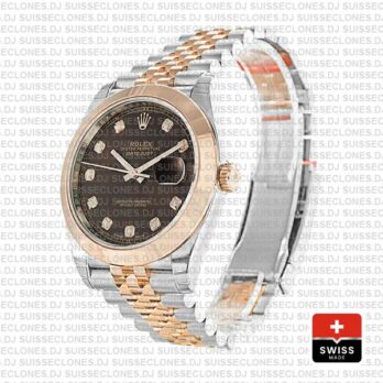 Rolex Datejust 41 Jubilee Bracelet Two-Tone 18k Rose Gold