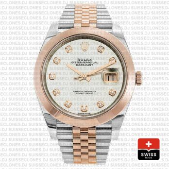 Rolex Datejust 41 Two-Tone Rose Gold Jubilee Bracelet Rolex Replica Watch