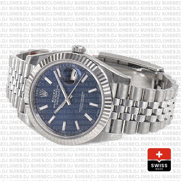 Rolex Datejust 41mm Blue Dial Jubilee Watch Rolex Replica Watch