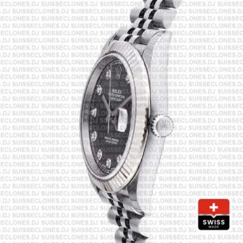 Rolex Datejust 41mm Grey Diamond Dial Jubilee