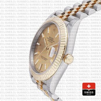 Rolex Datejust 41 Two-Tone Gold Dial Jubilee Replica Watch