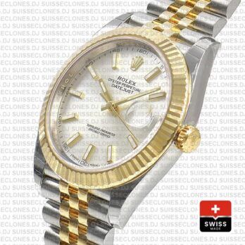 Rolex Datejust 41 Jubilee Bracelet Two-Tone 18k Yellow Gold