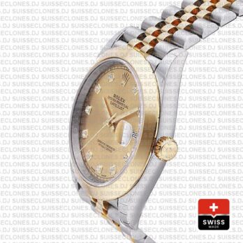 Rolex Datejust Jubilee Gold Diamond Dial