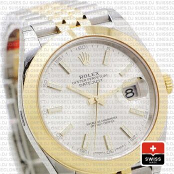 Rolex Datejust 41 Jubilee Two-Tone Silver Dial