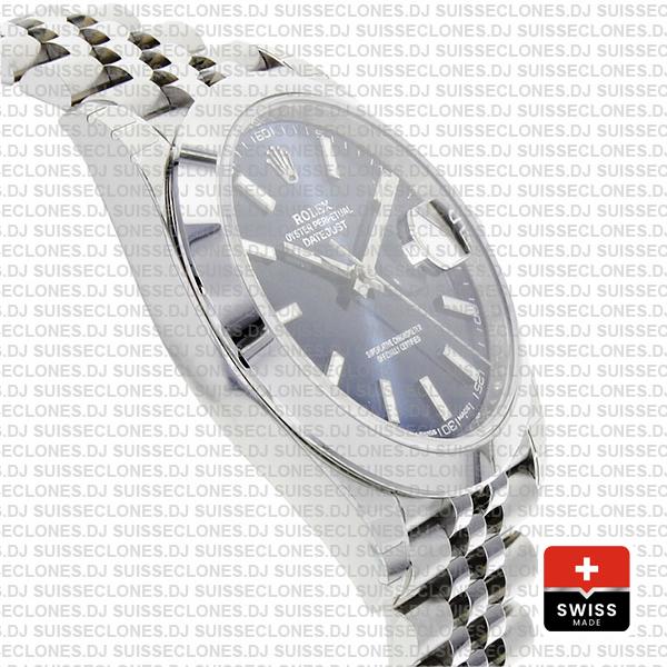 Rolex Oyster Perpetual Datejust 41 904L Steel Blue Dial