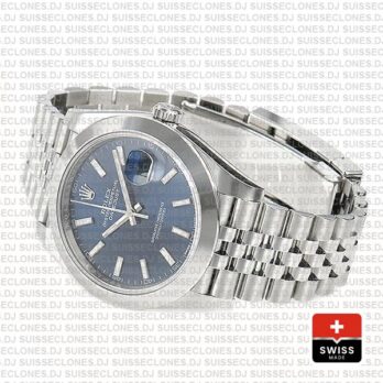 Rolex Datejust 41mm Stainless Steel Blue Dial Replica