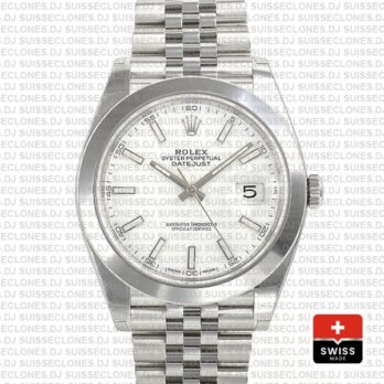 Rolex Datejust 41 904L Steel White Dial