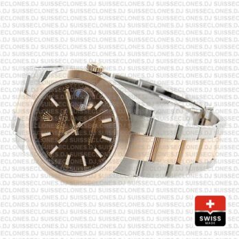 Rolex Datejust 41 Two-Tone 904L Stainless Steel 18k Rose Gold