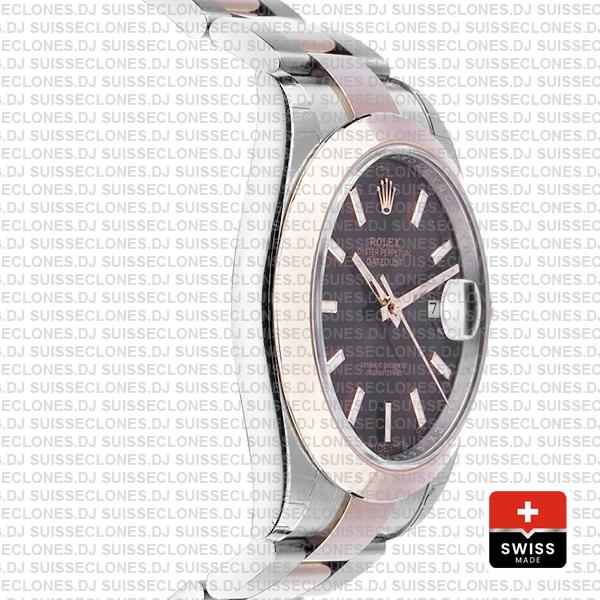 Rolex Datejust 41mm Chocolate Dial Rose Gold Replica