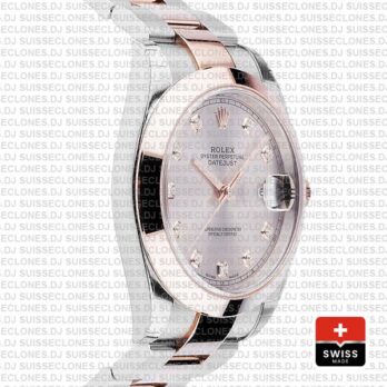 Rolex Datejust 41 Pink Diamond Dial Rose Gold Rolex Replica