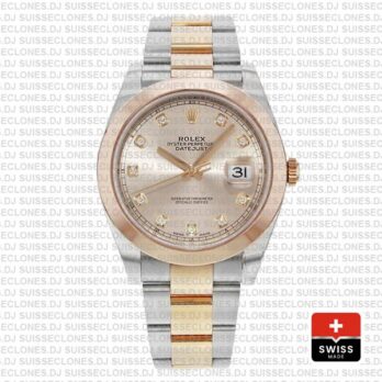 Rolex Datejust 41 Pink Diamond Dial Rose Gold