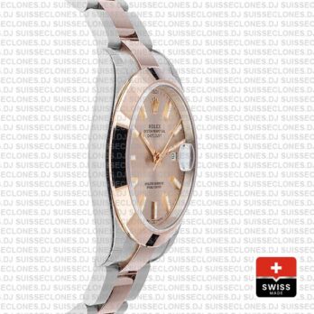 Rolex Datejust 41 Pink Dial Rose Gold Two-Tone Swiss Replica