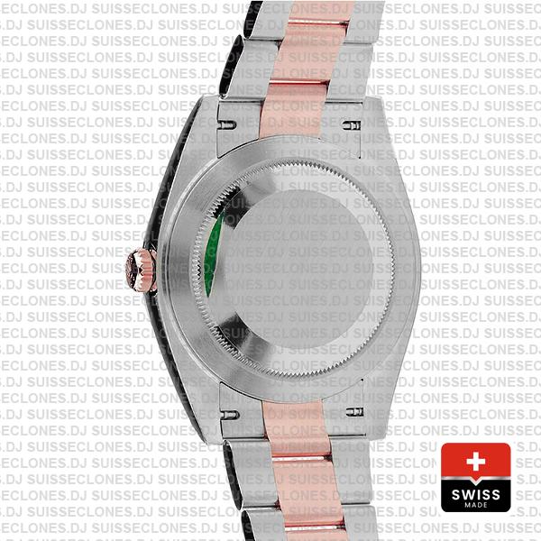 Rolex Datejust 41 Oyster 2 Tone 18k Rose Gold Swiss Replica