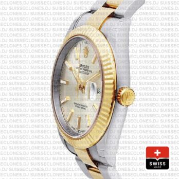 Rolex Datejust 41 Two-Tone Silver Dial Rolex Replica Watch