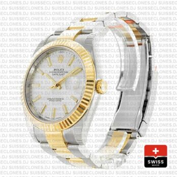 Rolex Datejust 41 Two-Tone Silver Dial