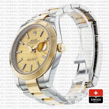 Rolex Oyster Perpetual Datejust 18k Yellow Gold Two-Tone