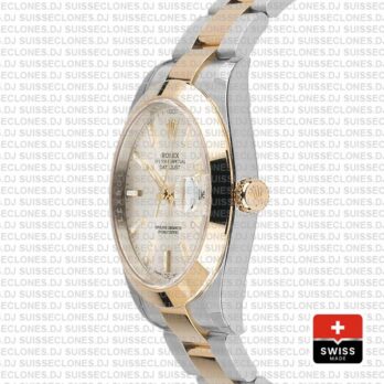 Rolex Datejust 41 Silver Dial Two-Tone Watch Rolex Replica Watch