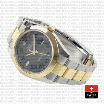 Rolex Datejust 41 Two-Tone 18k Yellow Gold Slate Grey