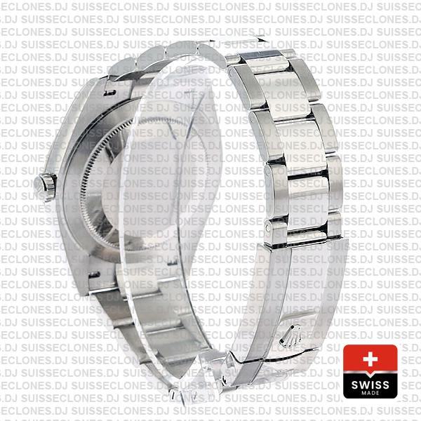 Rolex Datejust 41 Oyster Steel 18k White Gold Swiss Replica