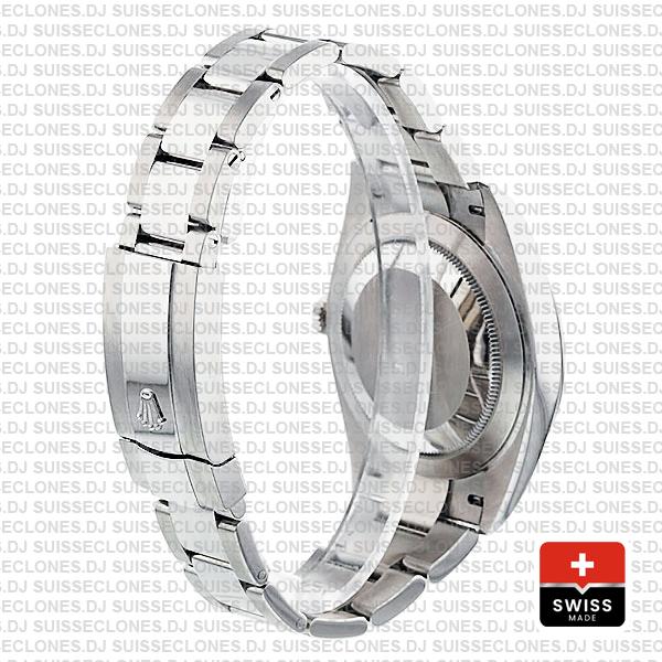 Rolex Datejust 41 Oyster Steel 18k White Gold Swiss Replica