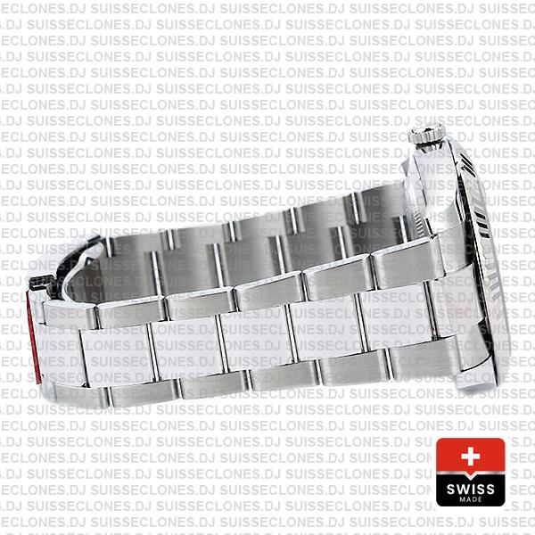 Rolex Datejust 41 Oyster Steel 18k White Gold Swiss Replica Fluted