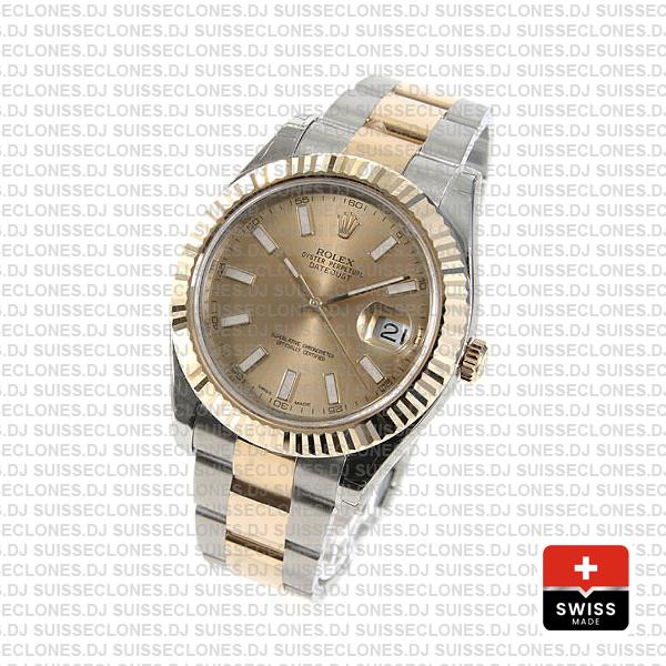 Rolex Datejust ΙΙ Two-Tone Gold Dial 41mm Replica