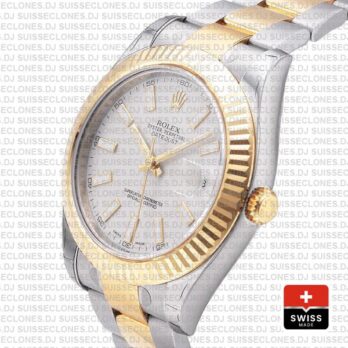 Rolex Datejust ΙΙ Two-Tone White Dial 41mm Rolex Replica