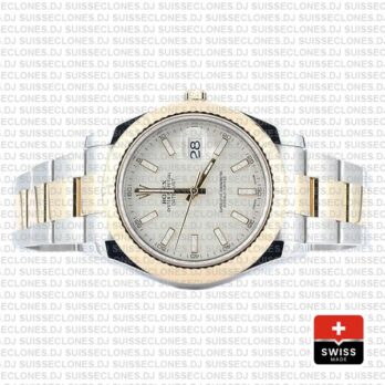 Rolex Datejust ΙΙ Two-Tone White Dial 41mm Rolex Replica Watch