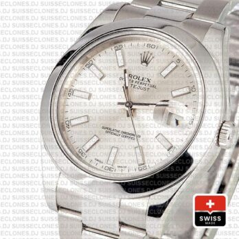 Rolex Datejust II Silver Dial 41mm Rolex Replica Watch