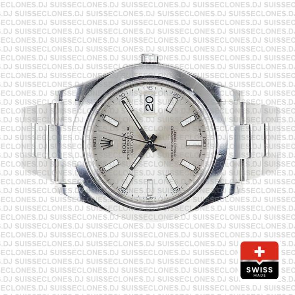 Rolex Datejust II Silver Dial 41mm Rolex Replica