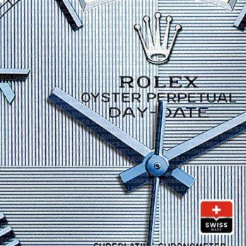 Rolex Day-date 40 Platinum Ice Blue Quadrant Motif Roman Ref.228206 Swiss Replica Superclone Watch