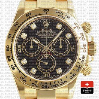 Rolex Oyster Perpetual Cosmograph Daytona 40mm 18k Yellow Gold Watch