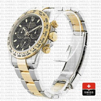 Rolex Daytona Black Dial 40mm Two-Tone Rolex Replica