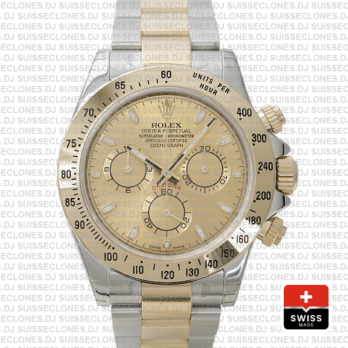Rolex Daytona Gold Two-Tone Gold Dial | Rolex Replica Watch
