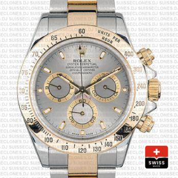 Rolex Daytona 2 Tone Grey Slate 40mm 116523