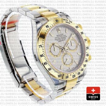 Rolex Daytona 2 Tone Grey Slate 40mm 116523