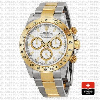 Rolex Daytona 2 Tone White 40mm 116523