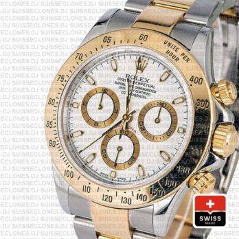 Rolex Daytona 2 Tone White 40mm 116523