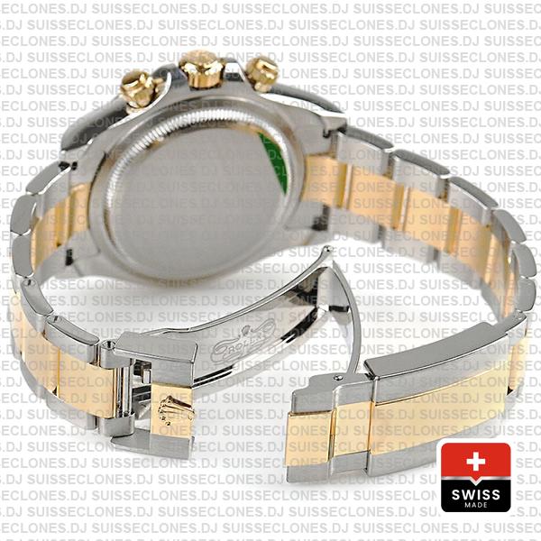 Rolex Cosmograph Daytona 2-tone 18k Yellow Gold/904l Steel Ref.126503 Gold Dial Stick Markers 40mm Cal.4131 Swiss Replica Super Clone