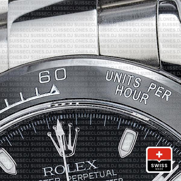 Rolex Daytona 2016 Ss Black Ceramic Bezel 116500 40mm Replica