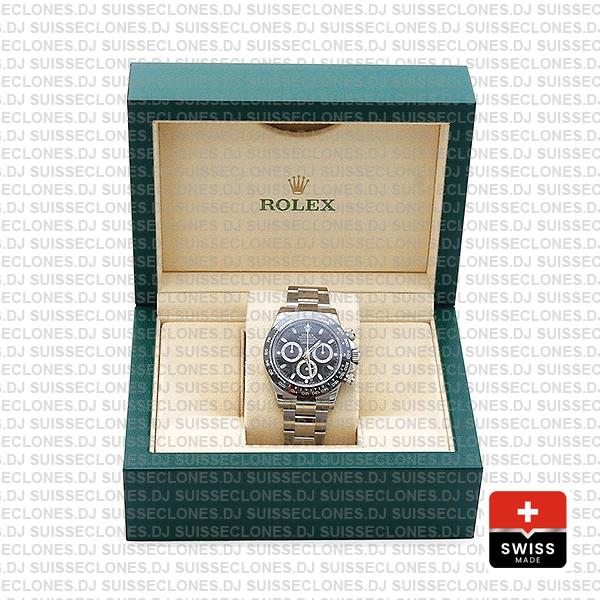 Rolex Daytona 2016 Ss Black Ceramic Bezel 116500 40mm Replica