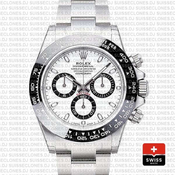 Rolex Daytona Stainless Steel White Dial | Replica Watch