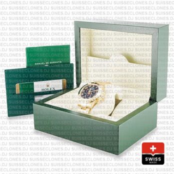 Rolex Daytona Gold Blue Arabic 40mm 116528