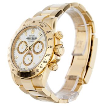 Rolex Cosmograph Daytona 40mm 18k Yellow Gold 904L Stainless Steel with Oyster Bracelet 116528 Rolex Replica Watch